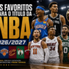 Os favoritos para o título da NBA 2026/2027
